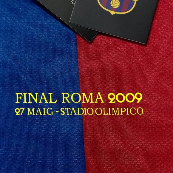Nike Lionel Messi #10 FC Barcelona 2008/09 Champions League Final Jersey - Picture 10 of 11